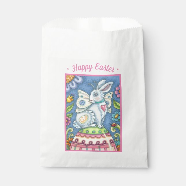 BOLSA DE PAPEL FERIA DE HUEVOS ORIENTAL, FANTASY RABBIT VACACIONE (Anverso)