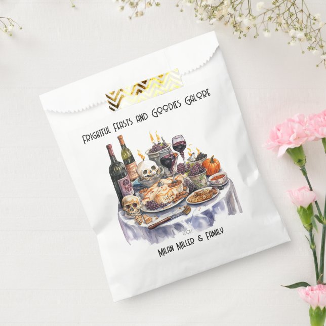 Bolsa De Papel Festejos y golosinas Galore Halloween (Sellado)