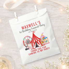 Bolsa De Papel Festival del Circo de Carnaval: Gracias Cumpleaños