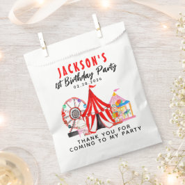 Bolsa De Papel Festival del Circo de Carnaval: Gracias Cumpleaños