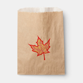 Bolsa De Papel Fiery Leaf