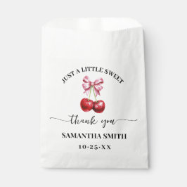 Bolsa De Papel Fiesta Baby Shower Cherry Pink Coquette