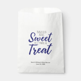 Bolsa De Papel Fiesta Baby Shower Classic Blue Babies Sweet Boy