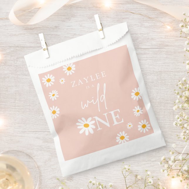 Bolsa De Papel Fiesta Bohemian Retro Daisy (Cortado)