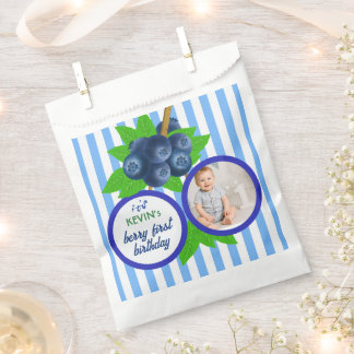 Bolsa De Papel Fiesta de Arándanos Cumpleaños Lindo Arándano Prim