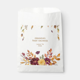 Bolsa De Papel Fiesta de bebé boho rústica de otoño