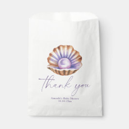 Bolsa De Papel Fiesta de Bebé Ocean Little Pearl Gracias