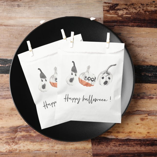 Bolsa De Papel Fiesta de calabazas fantasmales | Feliz Halloween (Subido por el creador)