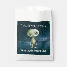 Bolsa De Papel Fiesta de Cumpleaños Alien