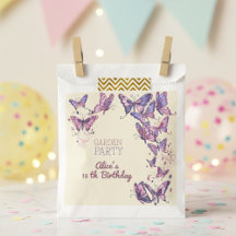 Fiesta de cumpleaños con mariposas