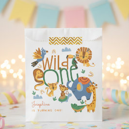 Bolsa De Papel Fiesta de cumpleaños de animales salvajes de safar