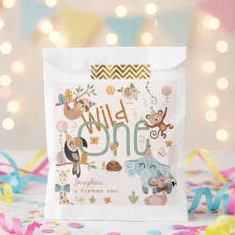 Bolsa De Papel Fiesta de cumpleaños de animales salvajes de safar