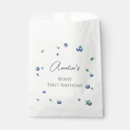 Bolsa De Papel Fiesta de cumpleaños de arándano azul Berry Sweet 