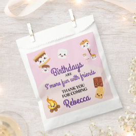 Bolsa De Papel Fiesta de Cumpleaños de Cute S'mores