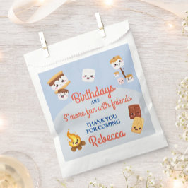 Bolsa De Papel Fiesta de Cumpleaños de Cute S'mores