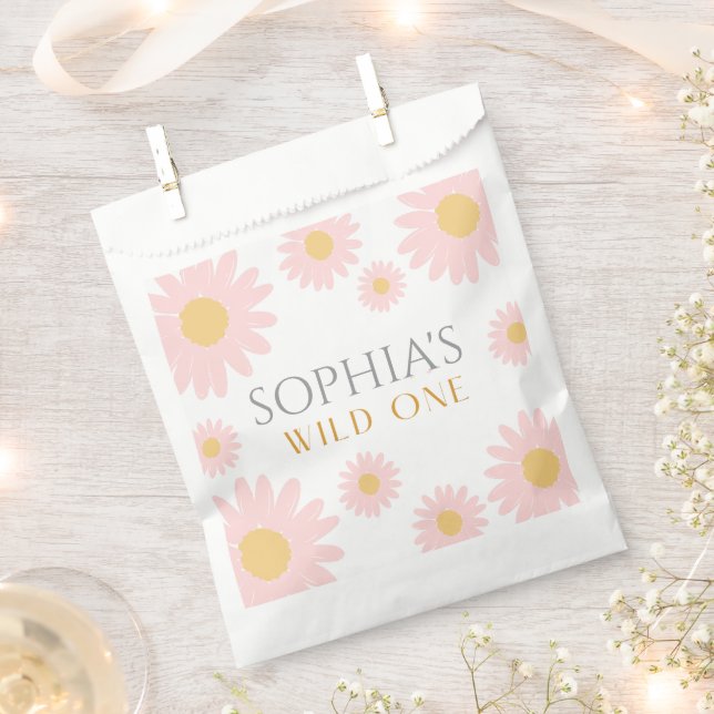 Bolsa De Papel Fiesta de cumpleaños de Daisy Bohmian Wild Un prim (Cortado)