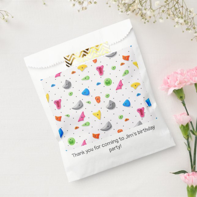 Bolsa De Papel Fiesta de cumpleaños de escalada en el Muro de Roc (Sellado)