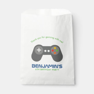 Bolsa De Papel Fiesta de cumpleaños de Gamer