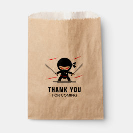 Bolsa De Papel Fiesta de cumpleaños de guerreros de Ninja