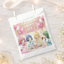 Fiesta de Cumpleaños de Helado de Chica Anime Ador