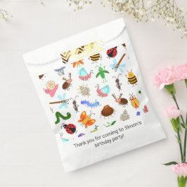 Bolsa De Papel Fiesta de cumpleaños de Insectos