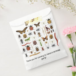 Bolsa De Papel Fiesta de cumpleaños de Insectos