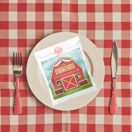 Bolsa De Papel Fiesta de cumpleaños de la pequeña granja de grane