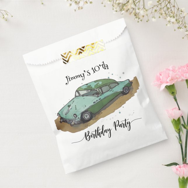 Bolsa De Papel Fiesta de cumpleaños de niños con dos tonalidades  (Sellado)