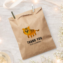 Fiesta de Cumpleaños de Niños con Tigre Adorable