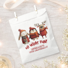 Bolsa De Papel Fiesta de cumpleaños de niños de Santa Animales