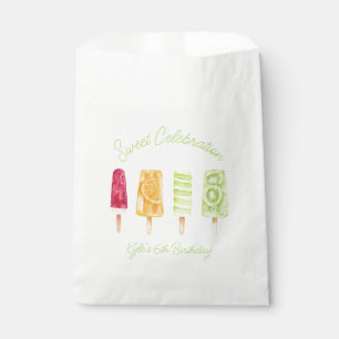 Bolsa De Papel Fiesta de cumpleaños de Popsicle