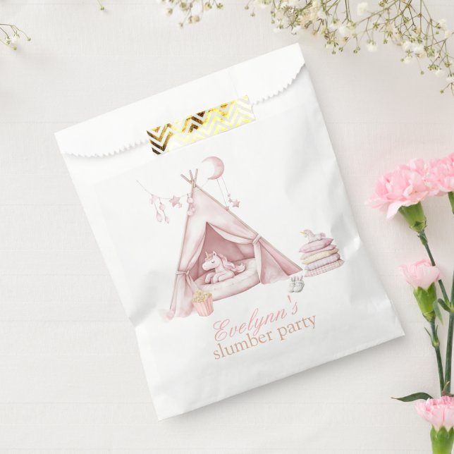 Bolsa De Papel Fiesta de cumpleaños de sueño infantil personaliza (Sellado)