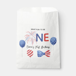 Bolsa De Papel Fiesta de cumpleaños del 4 de julio