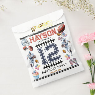 Bolsa De Papel Fiesta de cumpleaños del fútbol masculino