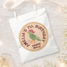 Bolsa De Papel Fiesta de cumpleaños del mapa del tesoro del Chica