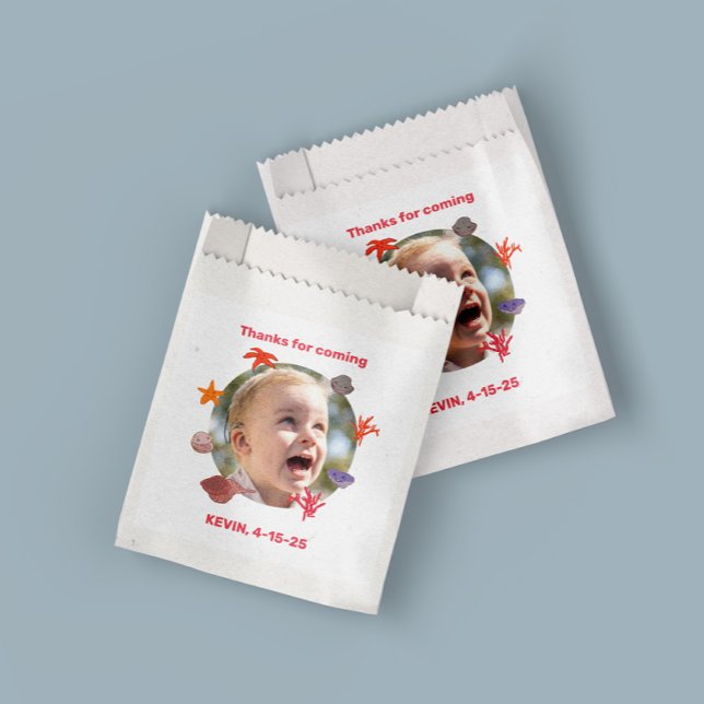 Bolsa De Papel Fiesta de cumpleaños del marinero de verano para n (Subido por el creador)