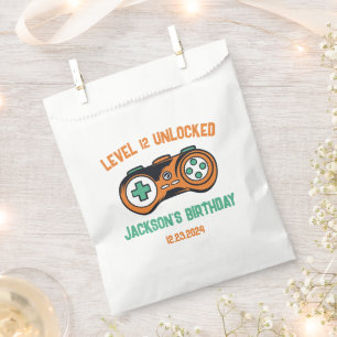 Bolsa De Papel Fiesta de cumpleaños del nivel de juego de jugador