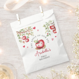 Bolsa De Papel Fiesta de Cumpleaños Dulce Manzana De Nuestros Ojo