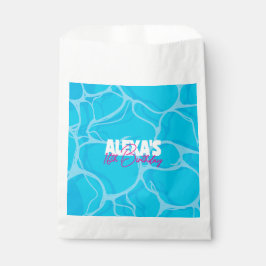Bolsa De Papel Fiesta de cumpleaños en la piscina