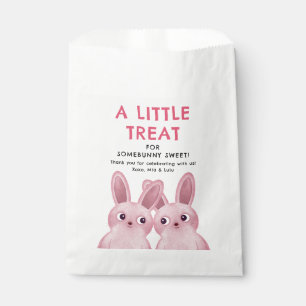 Bolsa De Papel Fiesta de cumpleaños para Chicas con conejitos ros