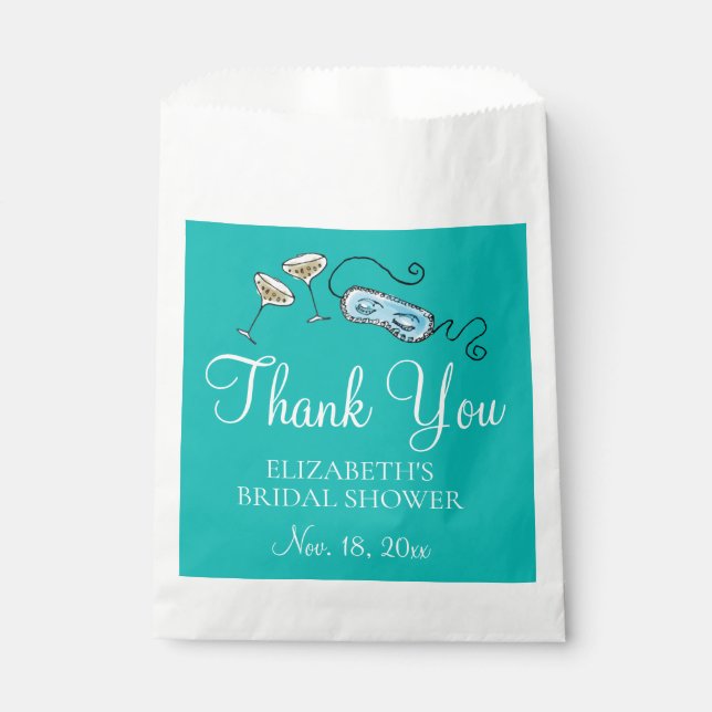 Bolsa De Papel Fiesta de Despedida de Soltera en Breakfast at Tif (Anverso)