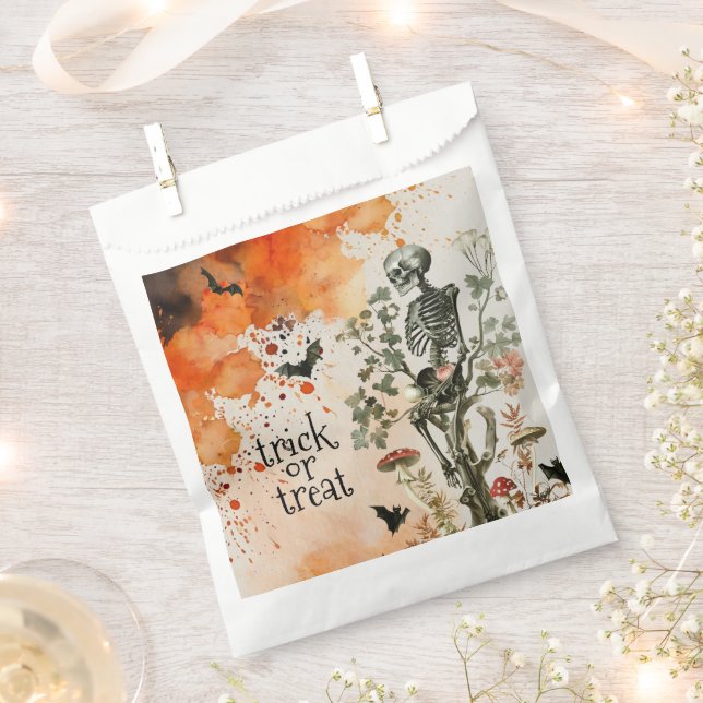 Bolsa De Papel Fiesta de Disfraces Forestales de Halloween (Cortado)