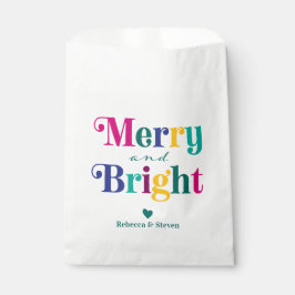 Bolsa De Papel Fiesta de feriado para Navidades amargos y brillan