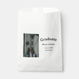 Bolsa De Papel fiesta de graduación simple y elegante de fotograf