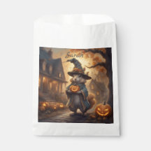 Fiesta de Halloween de bruja ardilla caprichosa