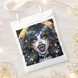 Bolsa De Papel Fiesta de Halloween de vampiros al estilo de cómic