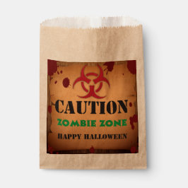 Bolsa De Papel Fiesta de Halloween del Virus Zombie