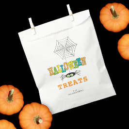 Bolsa De Papel Fiesta de Halloween trata a la araña de colores vi