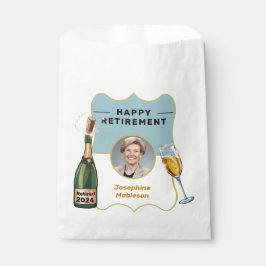 Bolsa De Papel Fiesta de jubilación, dejando la función