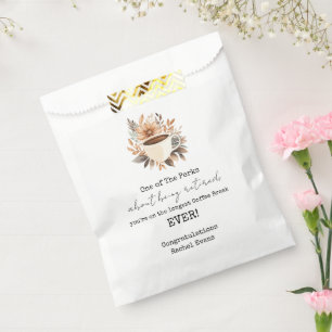 Bolsa De Papel Fiesta de Jubilación Descanso para Tomar Café Más